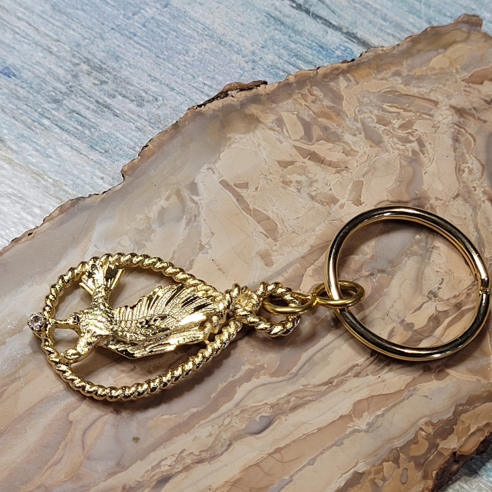 Gold Eagle Keychain - Picture 7 of 9
